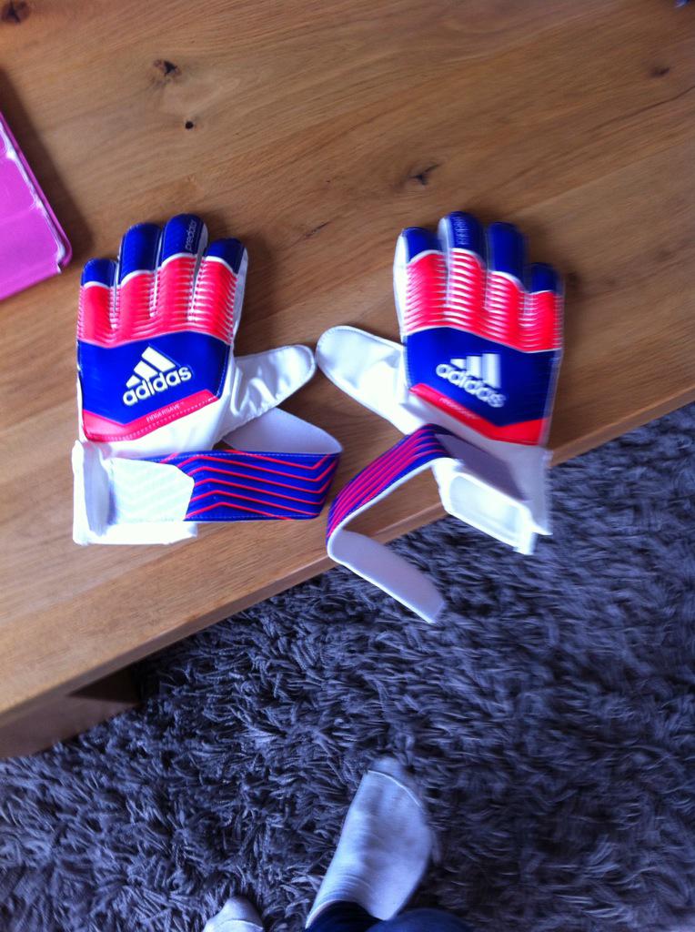 FHiddink's tweet photo. Net keeperhandschoen http://t.co/r8uYfDjtmL
