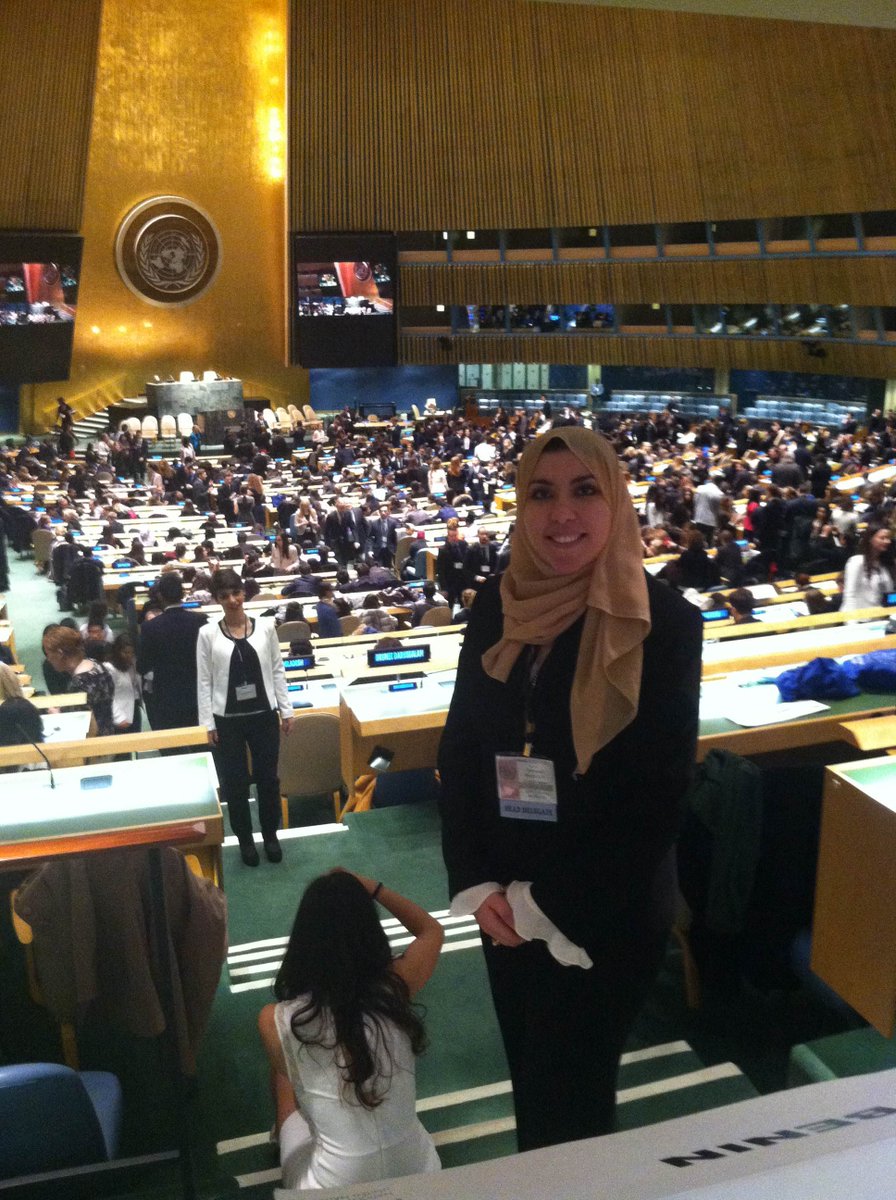 Stockton_edu's tweet photo. #StocktonDistinctive student Maryam Sarhan dreams of equality at Stockton & internationally https://t.co/hY1e20C3Lo http://t.co/SiZetpkNPb