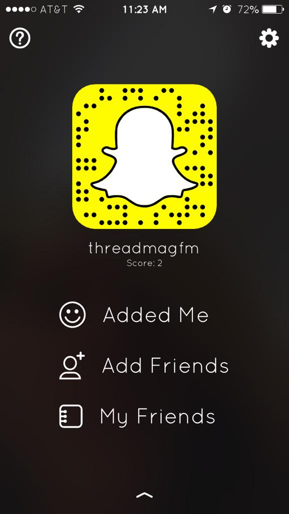 ThreadMagFM's tweet photo. NEW! Add us on Snapchat to take a front row seat and view the fashion show LIVE tomorrow at 7 p.m. http://t.co/GjPiASsG78