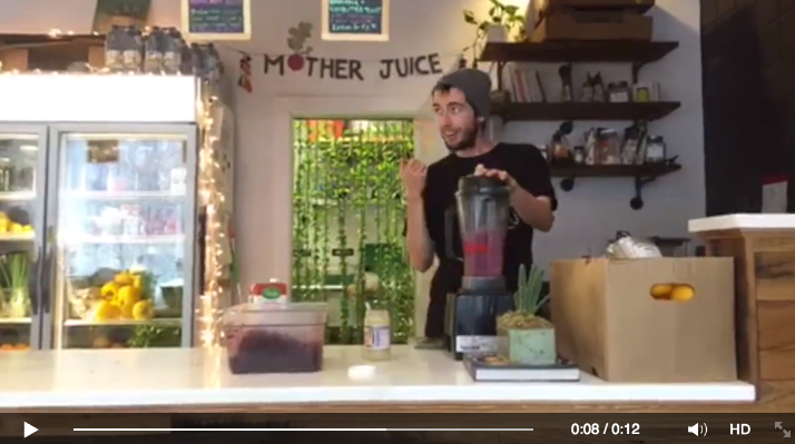 We always turnip the beet — like when Will makes our <a href="/OceanApproved/">Ocean Approved</a> #Kelp #Smoothie! FB video: on.fb.me/1Fe5Guc