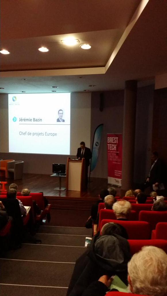 Brest_Iroise's tweet image. #Brestiroise @JBZ29 évoque 2 des 7 projets #Europe dans lesquels nous sommes impliqués