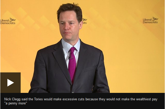 PeoplesNHS's tweet photo. Looks like Nick Clegg is making the NHS the centre of the Lib Dem campaign. http://t.co/SGne0SrbVT #EasterClegg http://t.co/BScuxjMkY6