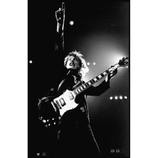 Happy 60th Birthday Angus Young! Kudos for rocking hard (and still in shorts) for all thes 