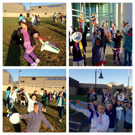 KCDLSScience's tweet image. Look for wind socks flying at KCD! 3rd graders designed wind socks to investigate wind direction. #gokcd