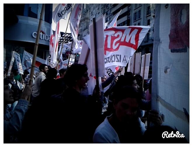 heathen82's tweet photo. #martesdeparo corte Corrientes Callao http://t.co/9ciFCI5nVL