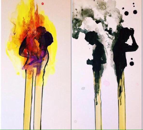 against_truth's tweet photo. We were a perfect match, maybe that's why we burnt out http://t.co/zwF8GM7Cby