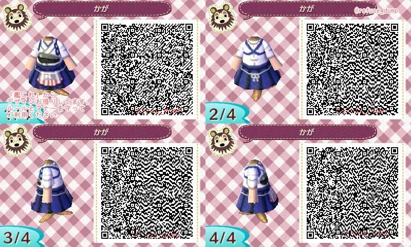Refuse Dump 赤城と加賀のqrコード のふぁぼが増えたので お礼という訳では無いですが 同時期に作ったけど腹チラ背チラがいまいちで放って置いた吹雪のqrコード付けときます 艦これ とび 森 マイデザイン Http T Co Ezcuicwmfl