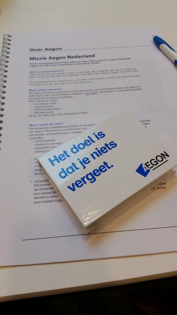 EFRBusinessWeek's tweet image. Inhousedag bij @Aegon_NL #EFRBusinessweek