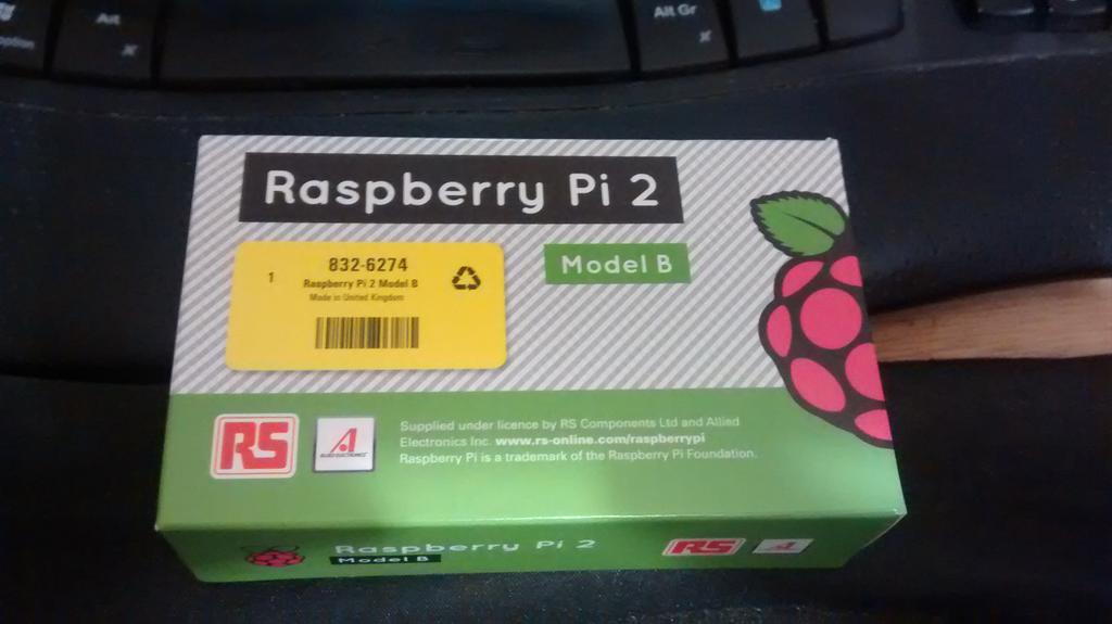 Yeay, new #RaspberryPi  2 arrived today.