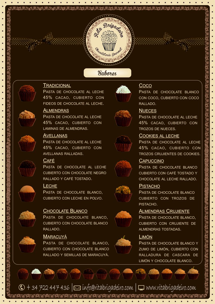 brigaderiaesp's tweet photo. Los Brigadeiros son ideales para cumpleaños, comuniones, bautizos, bodas, o para cualquier tipo de evento ! http://t.co/dPEEOUobU5