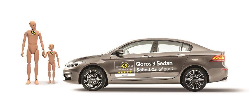 QorosAuto's tweet photo. The #Qoros 3 Sedan was awarded 5 stars by Euro NCAP, making it the safest car tested in 2013. http://t.co/Tn37jqH2AN