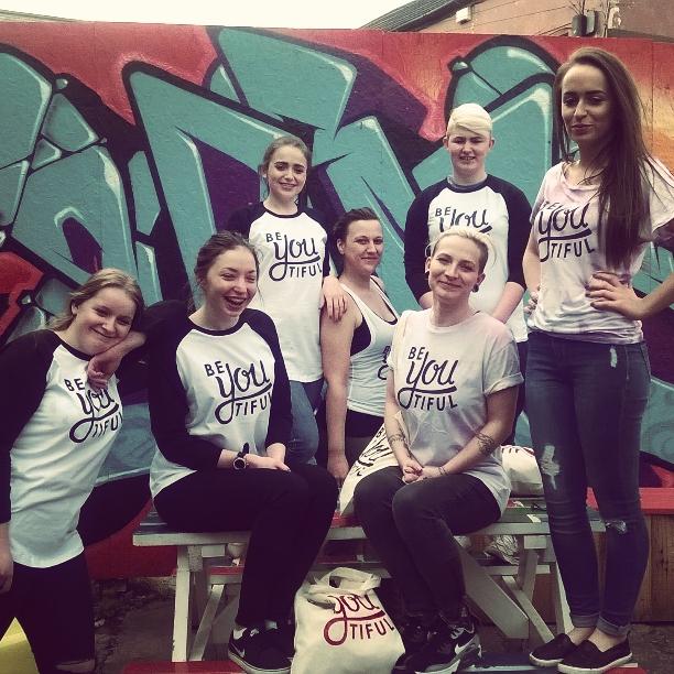 ThePrinthaus's tweet photo. Excellent morning with @HaveHeARTProjec, printing tees for their BeYOUtiful project-good work ladies!#outreach #print http://t.co/cb4mok8aQV