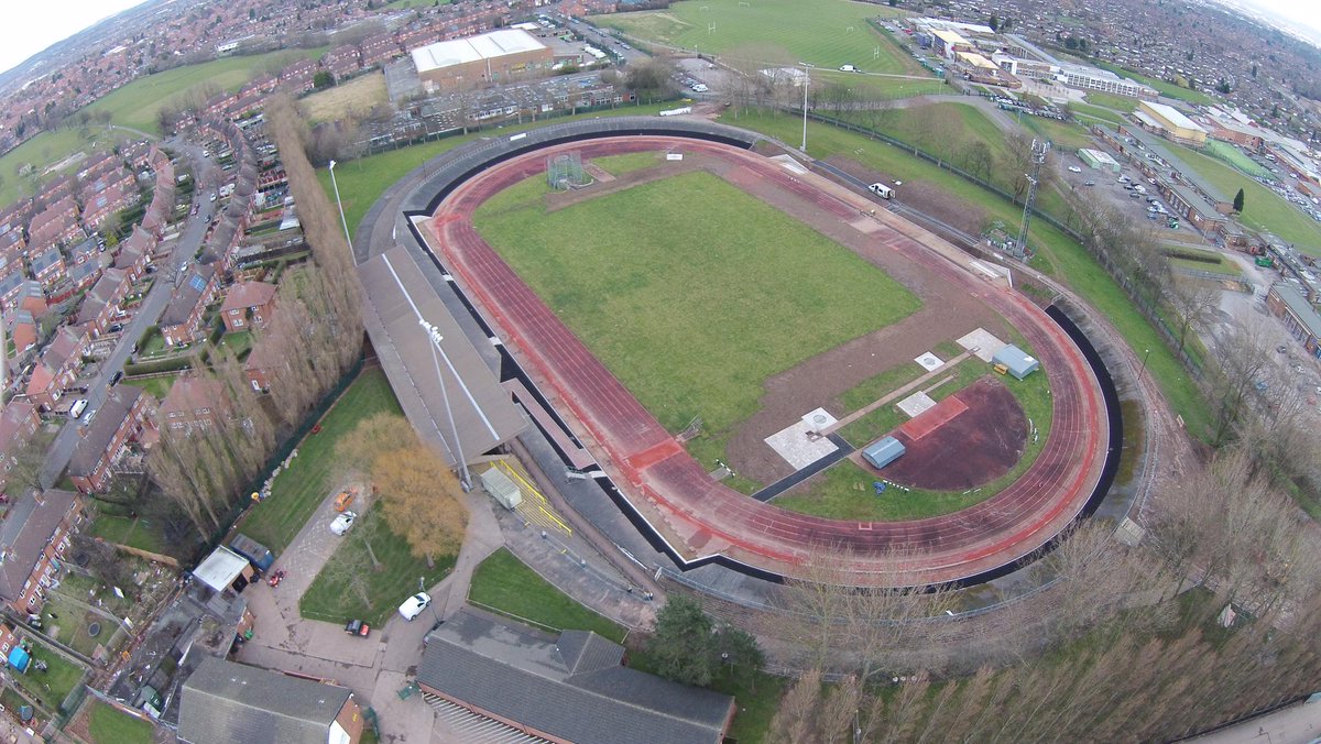 Images of the World Games venue - Harvey Hadden Athletics and Stadium track  from the air