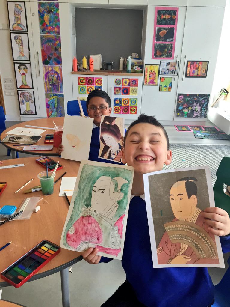 OATBridge1's tweet photo. Our Japanese portraits look brilliant so far, watch this space for the finished articles!Well done🍍 #tbap @TBAPCraft http://t.co/a78NltXrGu