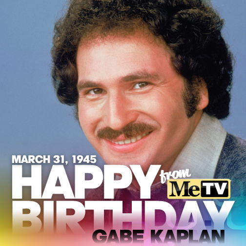 Happy Birthday to Welcome Back, Kotter star Gabe Kaplan! 