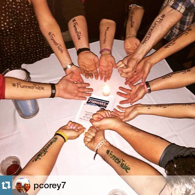 MLAswimming's tweet photo. Just another fun night! Thanks @usaswimming
#Repost @pcorey7
・・・
#Funnesttable @ #swimbiz http://t.co/rdDqvkZylu http://t.co/2K74Ts6kFp