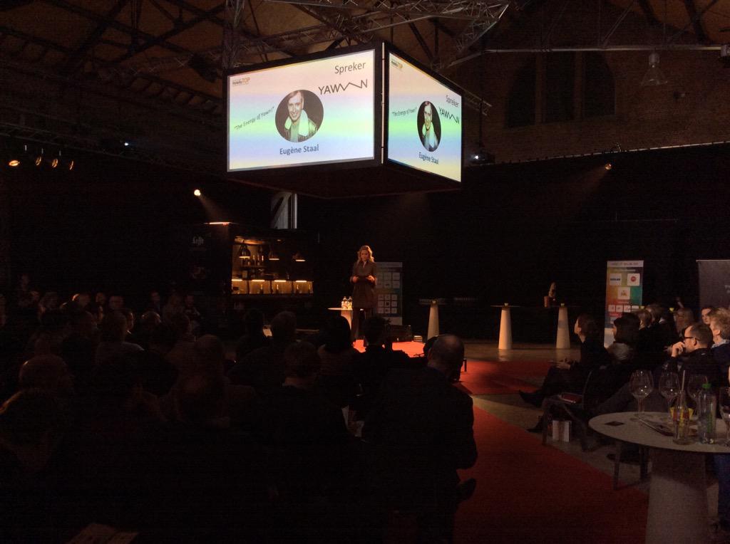 HotelloTOPBE's tweet photo. Meet the 'Energy of Yawn' met Eugene Staal #HTBE15 | @yawncool http://t.co/DYAf12ZQtE