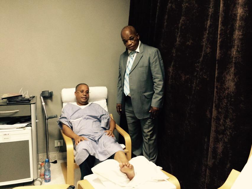 Gabriel Mokia a rendu visite à l'hon Muyambo