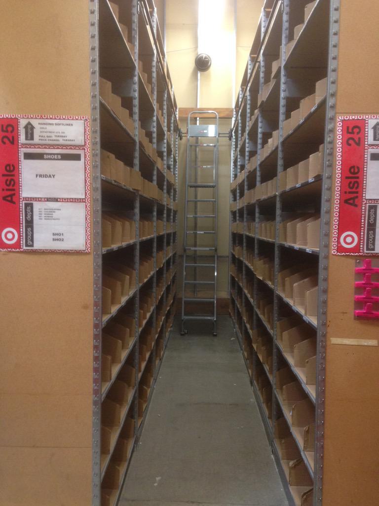 Backroom purged. All shoes on the floor! #purgetheback <a href="/MMcKee28/">Mike McKee</a> @JennaWalker422