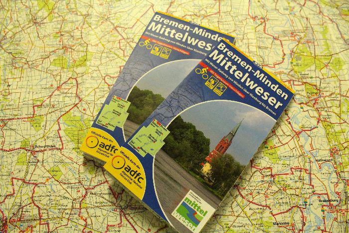 Ab heute ist die neue ADFC Regionalkarte Mittelweser erhältlich. bit.ly/1Dng4Co