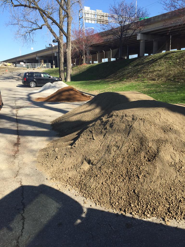 Baseball team coming together for "work party". #ALL_IN