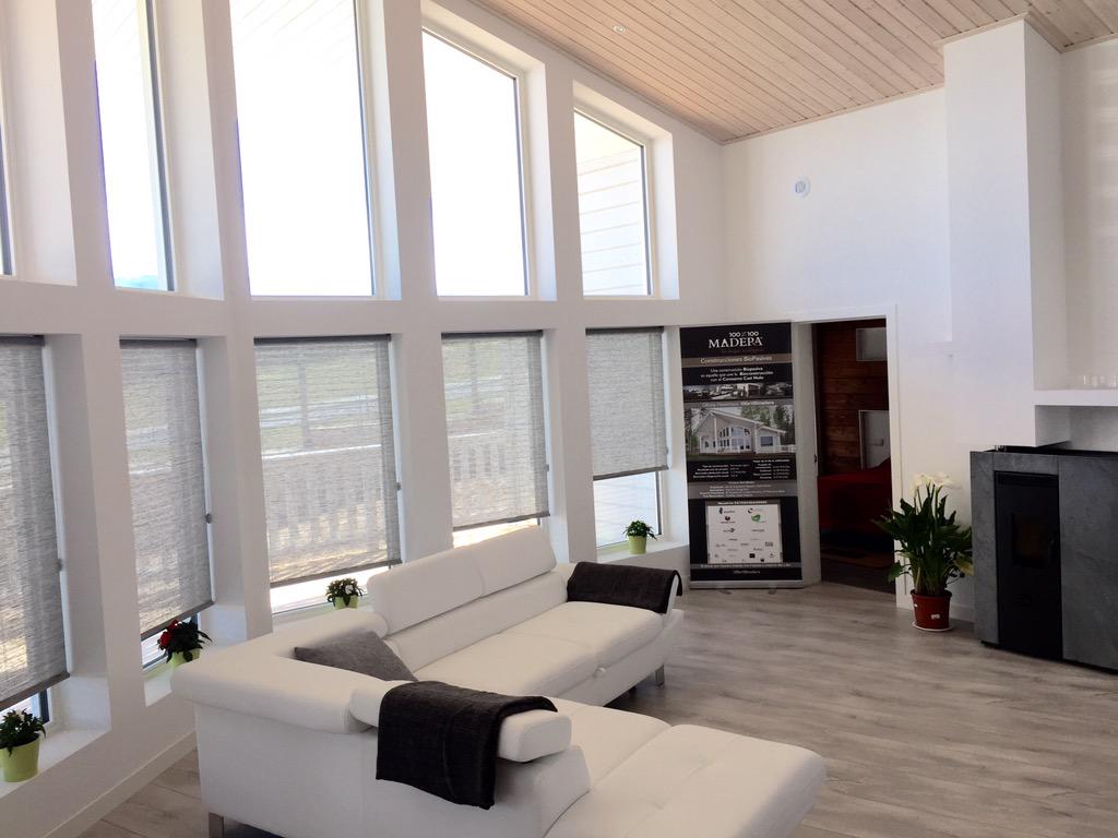 BioPasiva_'s tweet photo. Nuestra vivienda/Showroom de Guadalix funcionado perfecto con el calor. 26º en fachada norte y 22º dentro y sin gasto http://t.co/qJF7YgvE4t