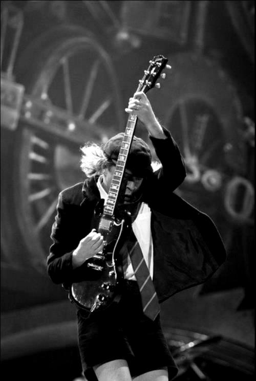 Happy Birthday to the God of Guitar, an example , a teacher, Angus Young Thanks for making music in my life 