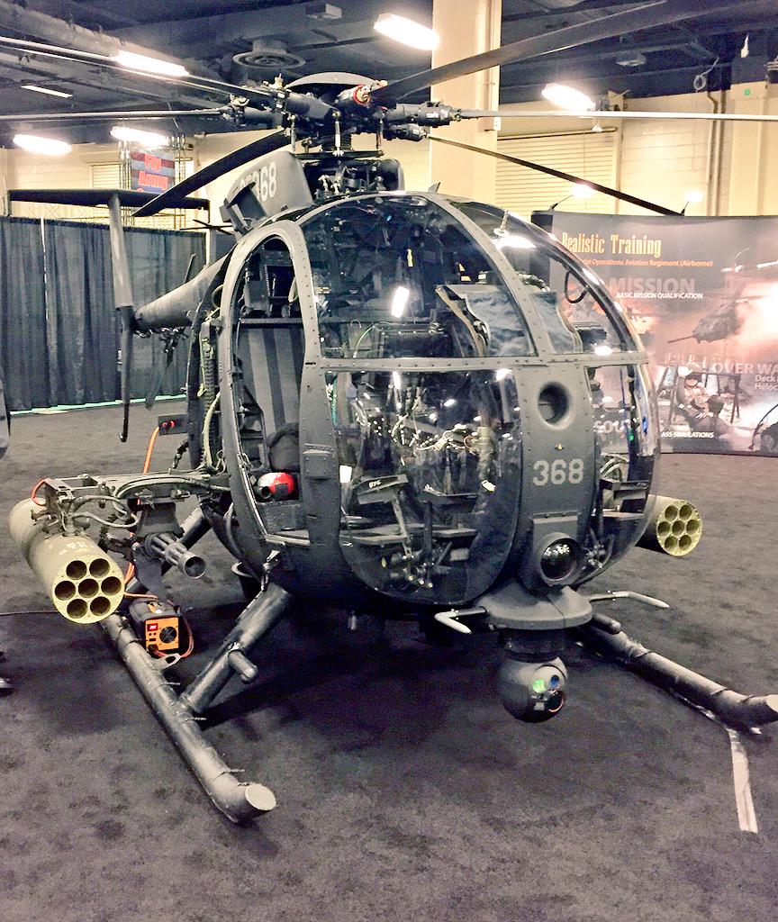 1truckerandy's tweet photo. "@MarcusReports: Special ops Little Bird, part of the Army's 160 SOAR at Quad-A #15SUMMIT http://t.co/r4SK6hy4aI""
@carrwolfr