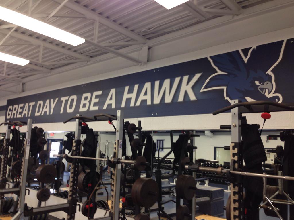 CoachJeffGallo's tweet photo. Always a Great Day to be a HAWK! #FlyU #FlyHawks http://t.co/yJnPFWUCty