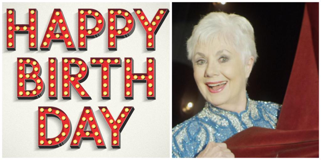 Happy Birthday to Shirley Jones who appears as herself in WAITING IN THE WINGS: THE MUSICAL. 