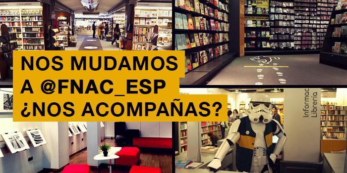 A partir de mañana os seguimos leyendo e informando desde @fnac_esp. ¿Nos acompañas?