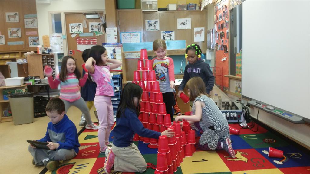 RockinRoom5's tweet photo. Love that I hear my friends say "redesign" whenever their structure falls! #STEMD69 #KEngineers http://t.co/rqdGKLYN8q