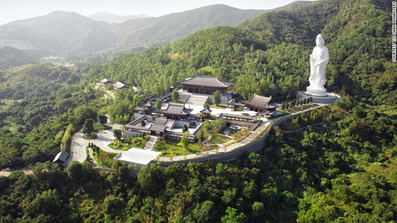 CNN's tweet photo. A Buddhist monastery with bulletproof VIP rooms? It will open to the public on April 15: http://t.co/WADXfe6h3e http://t.co/6NcnSsigW7