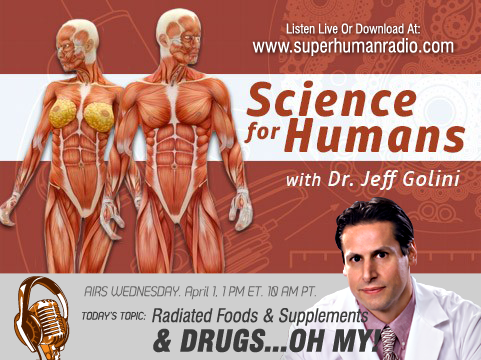 Check out the next episode of Jeff Golini's "Science for Humans" tomorrow on Super Human Radio! #aap #superhumanradio