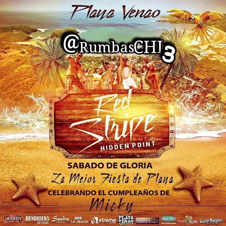 RumbasChi3's tweet photo. Semana Santa - Playa Venao - RED STRIPE
»
»»#CHITRE PreVentas Ws 6219-7836
-
@Herreranos @Chitreanos @LasTablasPMA http://t.co/DhTOTZpqHa