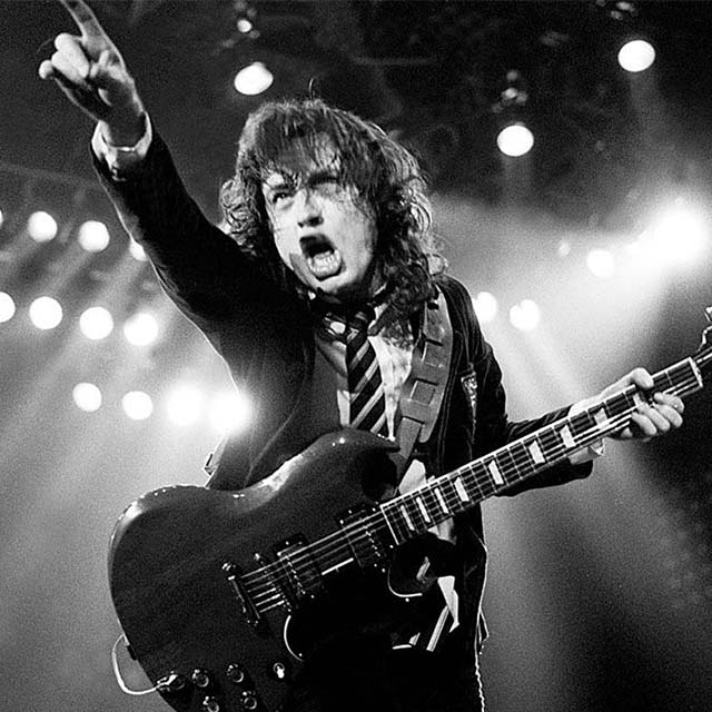 Happy 60th Birthday to Angus Young from Such a legendary  
