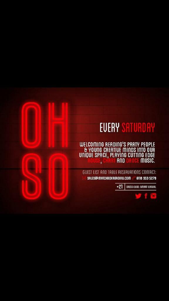 MatchBoxRDG's tweet photo. Saturdays looking another sell out at Matchbox! Guest list and remaining tables available. Get in touch to book. http://t.co/7U1CkhOGMm
