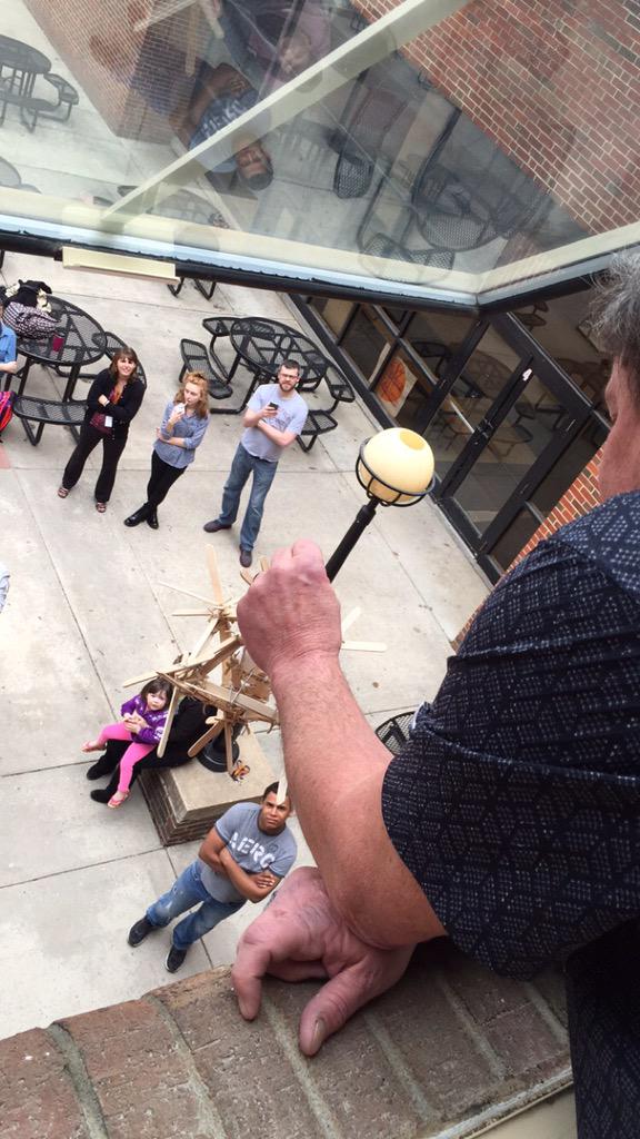 science_nhs's tweet photo. The third annual SNHS Egg Drop has been a success! Great job to all who participated! http://t.co/deW7tgVcMO