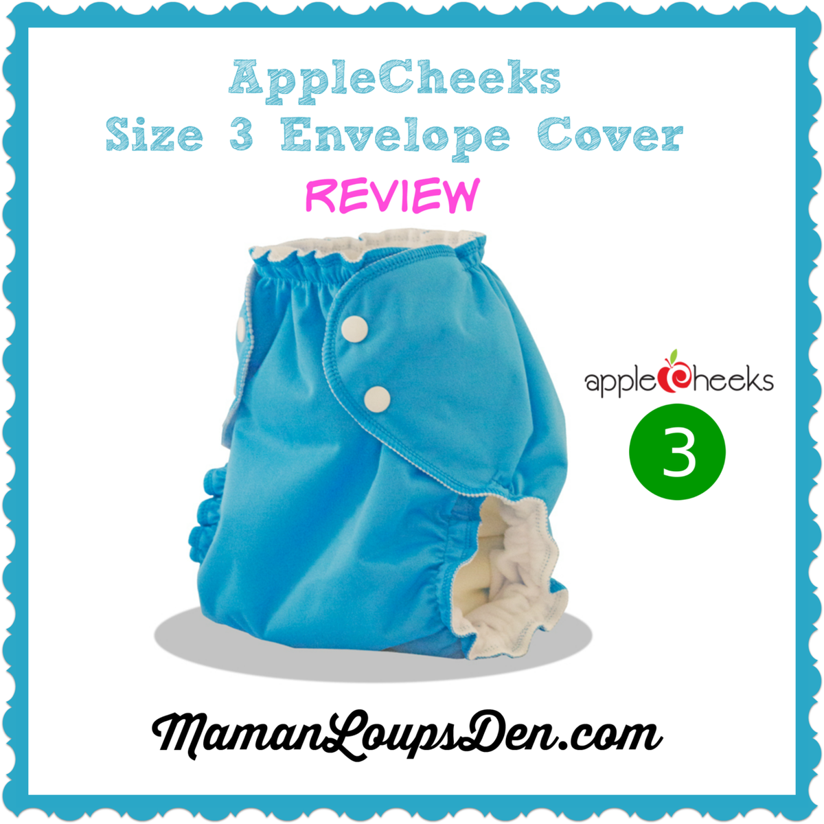 LilMonkeyCheeks's tweet photo. Maman Loup tested out @AppleCheeksDipe's Size 3 cover! It's love!  http://t.co/BaKPlArb2x http://t.co/ibIIOB8IFi