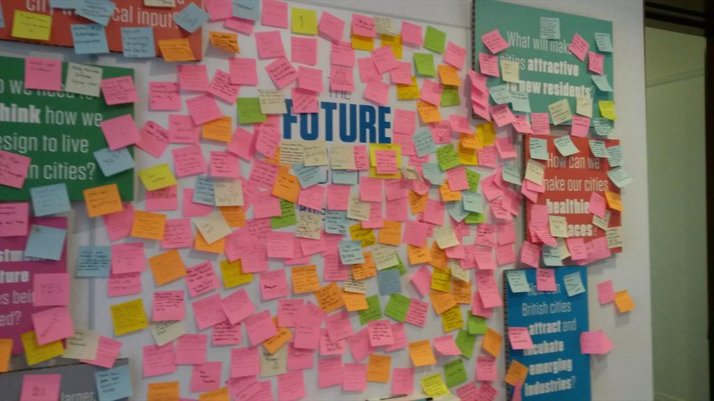 futurecityblog's tweet image. We were @RIBA today to visit #TheFutureCity - very interesting exhibition exploring how #urbanliving is changing