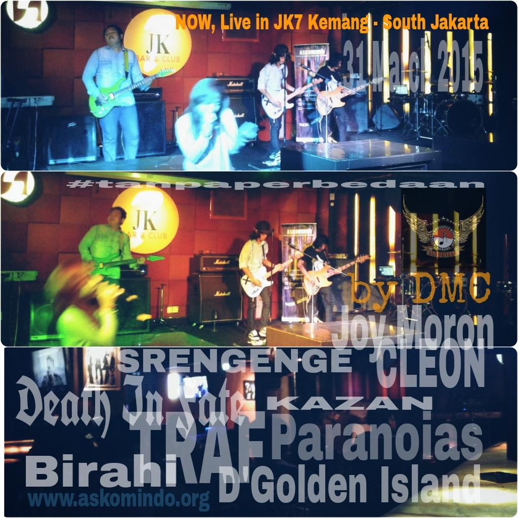 Now, Live event by @DmcJakarta at JK7 Cafe South Jakarta <a href="/JoyMoron/">JOYMORON</a> <a href="/srengenge_band/">Zero Setting</a>