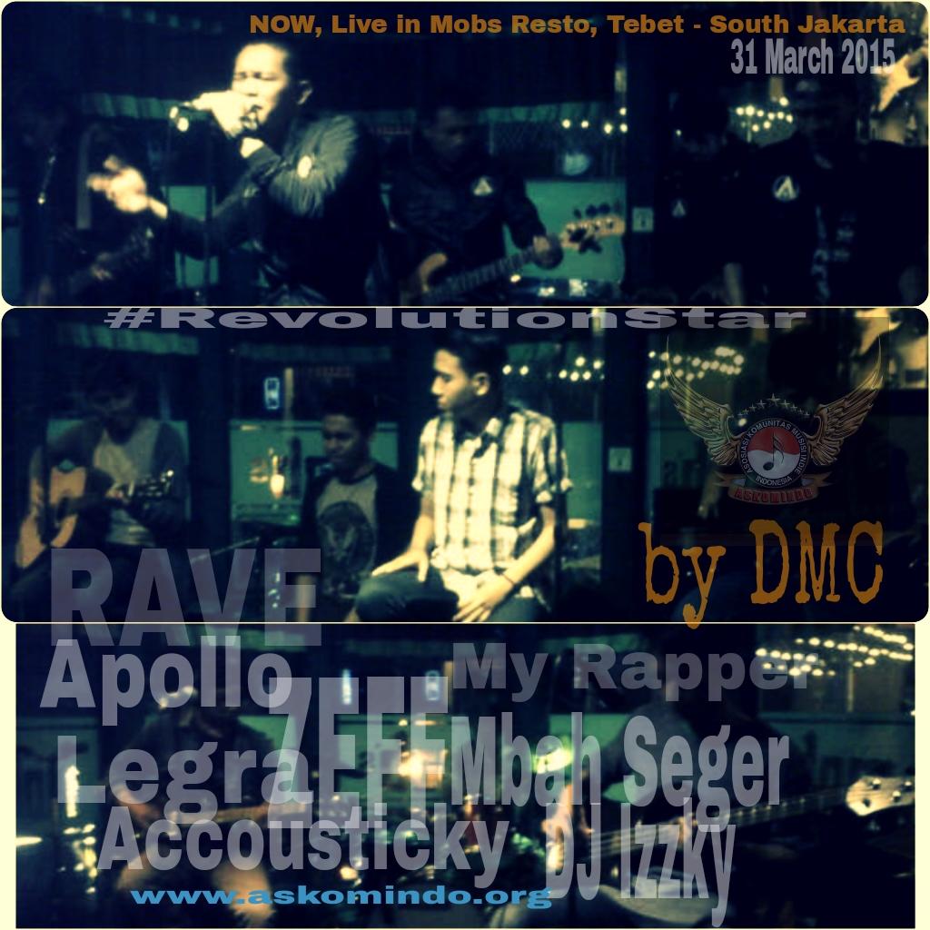 Now, Live at Mobs Cafe Tebet - South Jakarta by @DmcJakarta . #RevolutionStar #Jakinday #Jakinfest