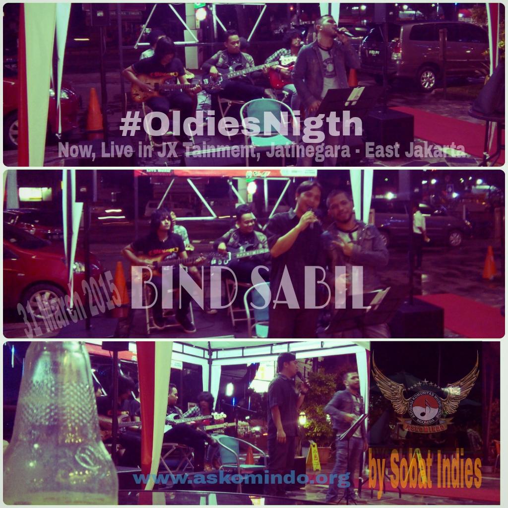 Now, Live in JX Tainment, East Jakarta #OldiesNigth with @Bindsabil  by <a href="/SOBATINDIES/">SOBAT INDIES</a>
