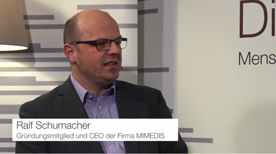 MimedisAG's tweet photo. Ralf Schumacher, CEO of Mimedis, has been interviewed at the local TV-show “Die Macher”. http://t.co/F72NBo3iSS