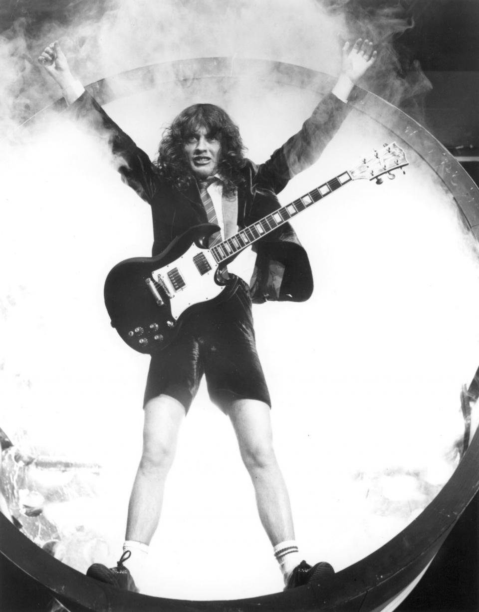 HAPPY 60th BIRTHDAY to Angus Young of May you continue to ROCK ON for many more! -->  