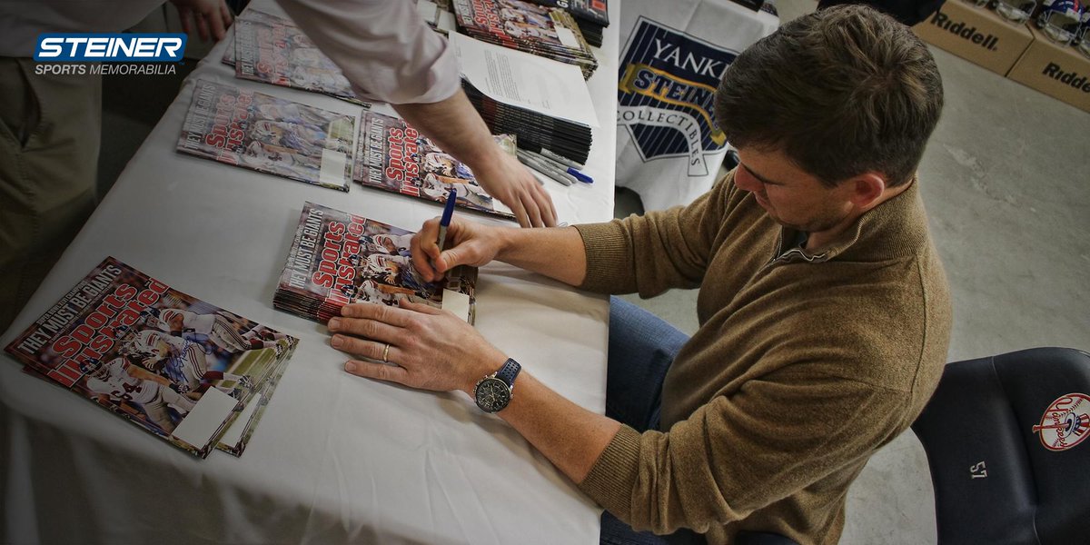 steinersports's tweet image. FOLLOW @steinersports &amp;amp; RETWEET to enter to WIN an Eli Manning signed @SInow!