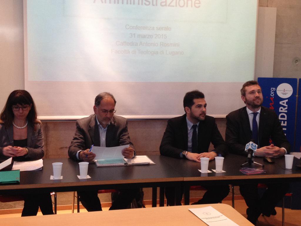 Qui alla #FTL di #Lugano sta iniziando il primo appuntamento del nuovo ciclo di conferenze della <a href="/CattedraRosmini/">Cattedra Rosmini</a>