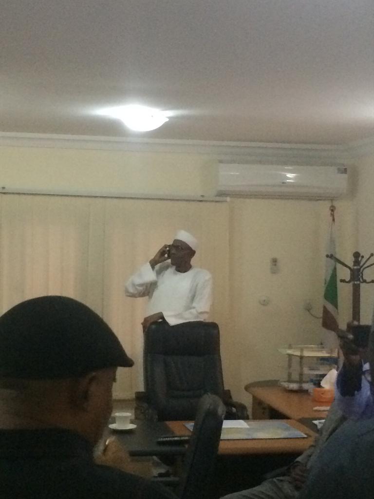 Photos Goodluck Jonathan congratulates Buhari on election victory