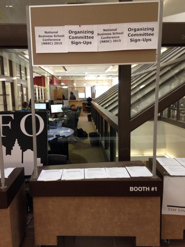 Hey guys! It's that time of year again. Sign-ups for the organizing committee for NBSC'15 are now in the fishbowl!