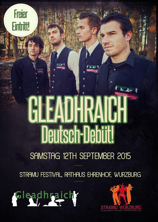Alan_S_Morrison's tweet photo. MRT @Gleadhraich: Delighted to announce we'll be making our German debut at @stramu WΓΌrzburg on Sep 12 #wherewerefrom http://t.co/gc7CTg8Njf